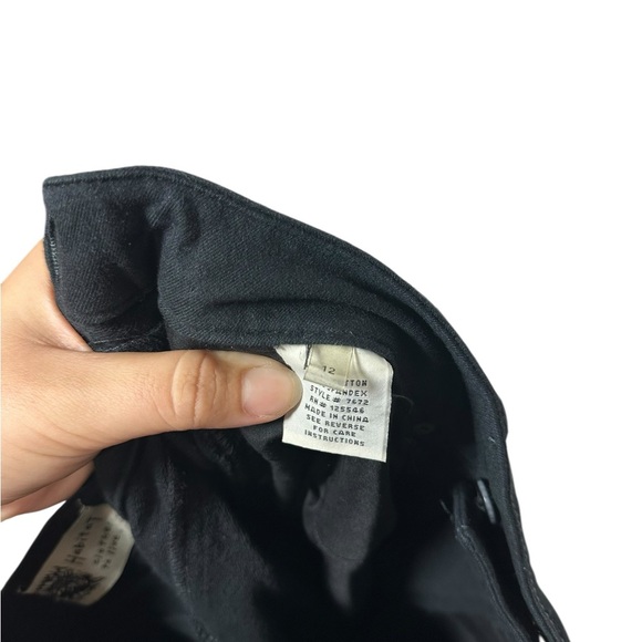 Habitat | Black Jeans Size 12 | High Rise | Boot Cut | Dark Wash | Stretch - Picture 5 of 6